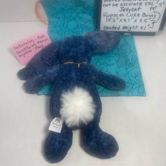 BNWT Jellycat Hopscone Luxe Bunny…soooo beautiful IRL Pics don’t do justice!